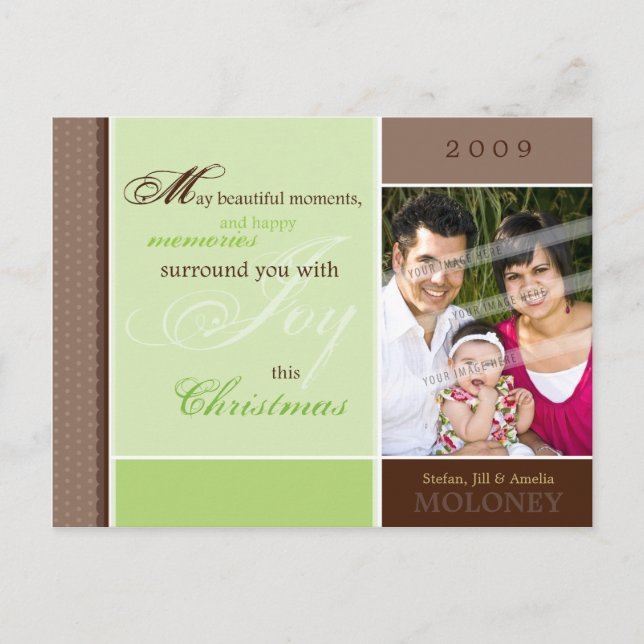 PHOTO GREETING POSTCARD :: inspirational joy 3 (Front)