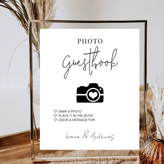 Photo Guest Book Sign Wedding Photo Guestbook (Creator Uploaded)