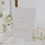 Photo Guest Book Simple Wedding Sign<br><div class="desc">Designed to coordinate with for the «Natural Glam» Wedding Invitation Collection. Personalise this elegant sign, click «Details». To move the text or change the size, font, or colour, click «Edit using Design Tool». View the collection link on this page to see all of the matching items in this beautiful design....</div>