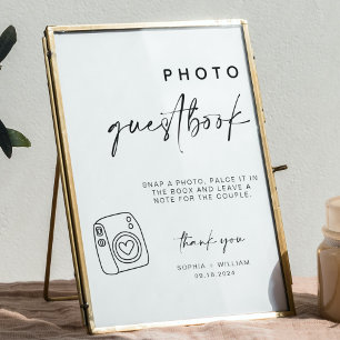 Photo Guestbook wedding guest book sign