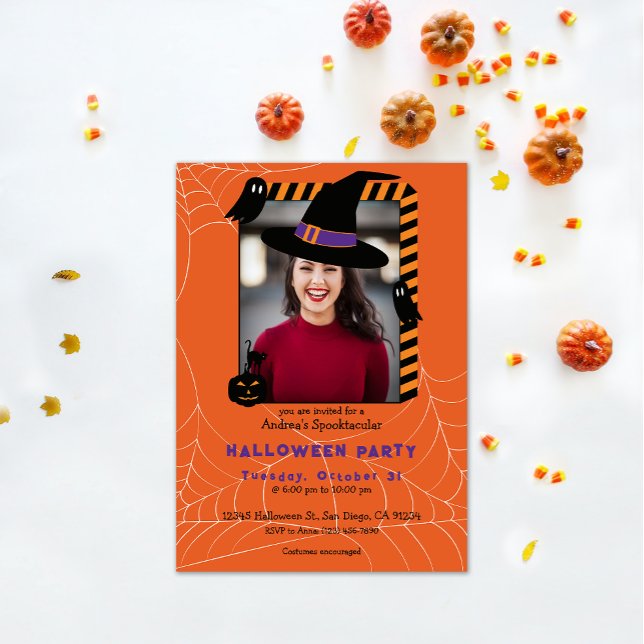 Photo Halloween Party Invitation  (Creator Uploaded)