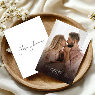 Photo Happy Anniversary Card