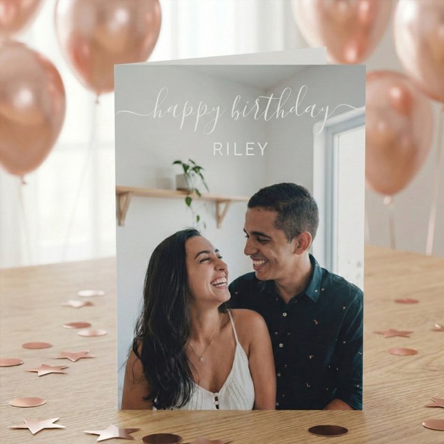 Photo Happy Birthday Card (Creator Uploaded)