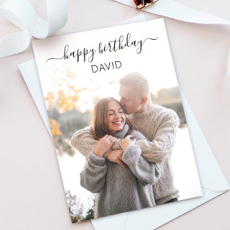 Photo Happy Birthday Greeting Card