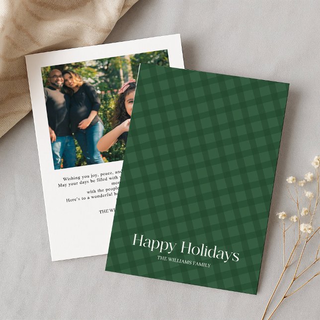 Photo Happy Holiday Card (Creator Uploaded)