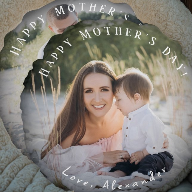 Photo Happy Mother's Day Pillow (Creator Uploaded)