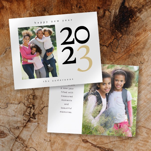 Photo Happy New Year Holiday Card (Creator Uploaded)