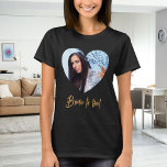 Photo heart bride to be T-Shirt<br><div class="desc">Personalise and a photo inside the heart shaped frame.  For bridal showers and bachelorette parties.</div>