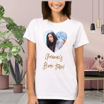 Photo heart bride tribe bachelorette T-Shirt<br><div class="desc">Personalise and a photo inside the heart shaped frame.  For bridal showers and bachelorette parties.</div>