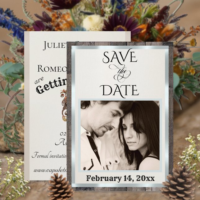 Photo & Heart - Cream Save The Date (Creator Uploaded)