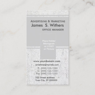 Photo HOlder Vintage Modern Simple Minimal Business Card