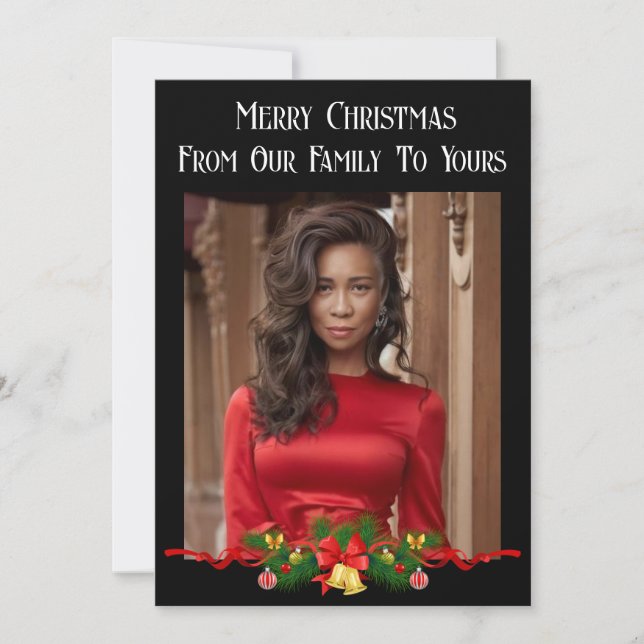 Photo Holiday Card (Front)