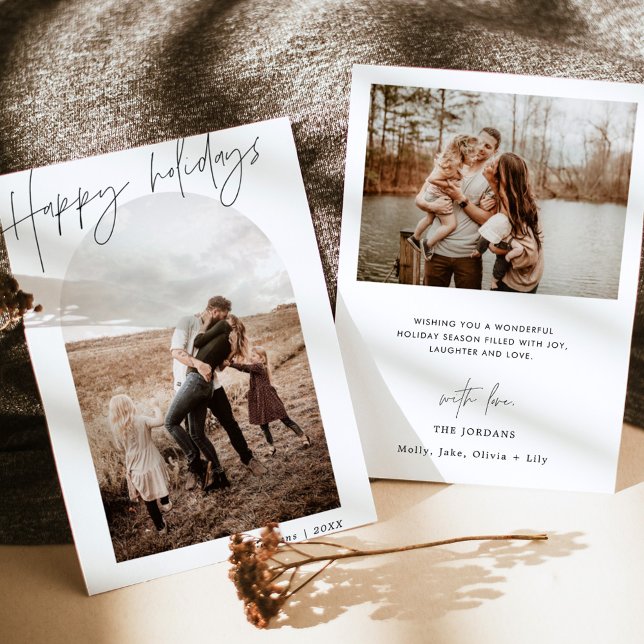 Photo Holiday Card | Arched Photo Christmas Card (Creator Uploaded)