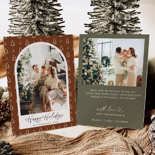 Photo Holiday Card, Modern Christmas Card