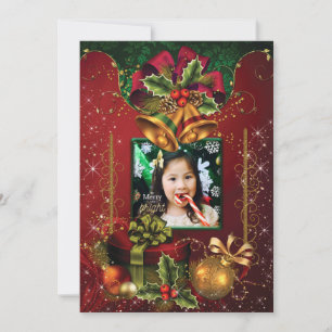 Photo Holiday Christmas Greeting Card