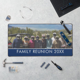 Photo Horizontal or Panoramic Family Reunion Desk Mat