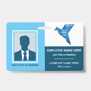 Photo Hospital Medical Company Any Colour Template ID Badge