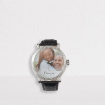 Photo | I Love You | eWatch Watch<br><div class="desc">Treat the man in your life to this gorgeous photo watch,  personalised with your favourite photo and the editable text with the template 'I LOVE YOU'. A perfect gift for christmas,  birthdays or any special occassion,  just give it to either your partner,  dads,  grandfathers,  uncles,  brothers and more.</div>