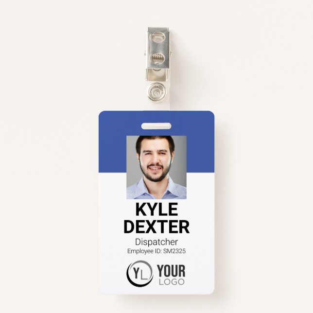 Photo ID Badge (Front with Clip)
