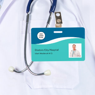 Photo ID Hospital Medical Professional Name Badges ID Badge