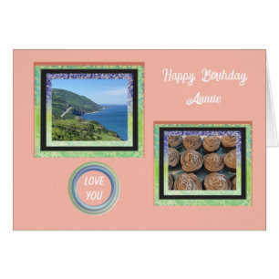 Photo Images for Auntie Birthday Card