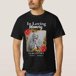 Photo In Loving Memory Loss of Mother T-Shirt