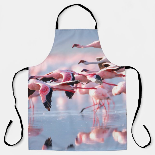 Photo in retro style. Paper texture. Aged textured Apron (Front)