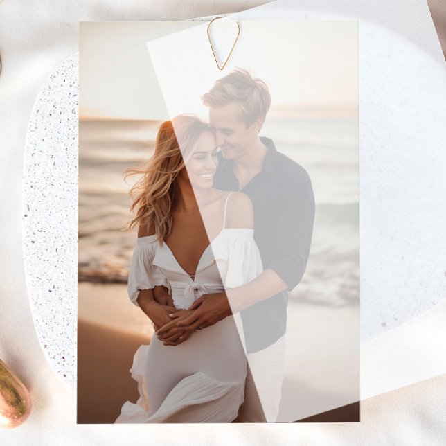 Photo Insert Card for Vellum Bridal Shower Invite (Creator Uploaded)