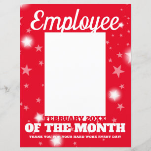photo insert employee of the month FEB letterhead