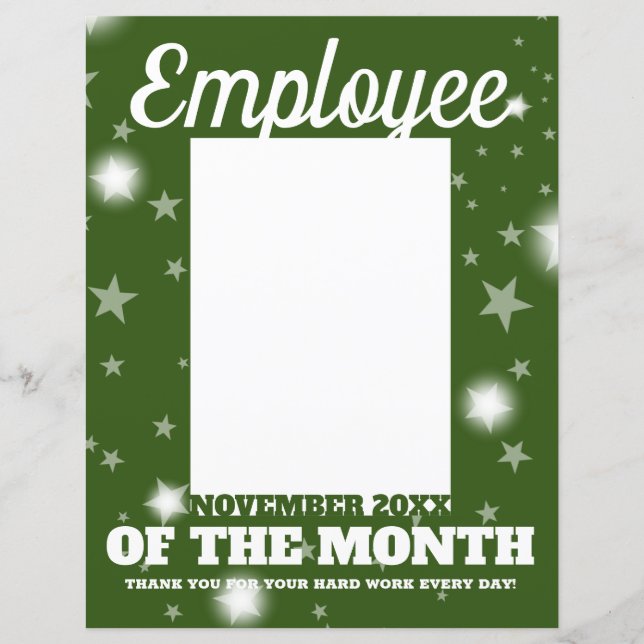photo insert employee of the month NOV letterhead (Front)
