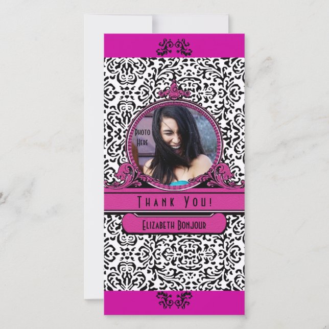 Photo Insert ~ Thank You Photo Card (Front)