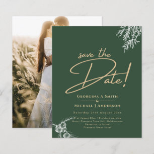 Photo JUNIPER GREEN Wedding Save The Date