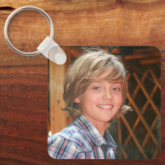 PHOTO KEYCHAIN CUSTOM FOR GRANDMA (Front)