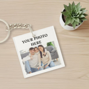 Photo Keychain, Custom Keychain With Photo, Custom