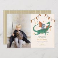 Photo Knight and Dragon Royal Mediaeval Birthday