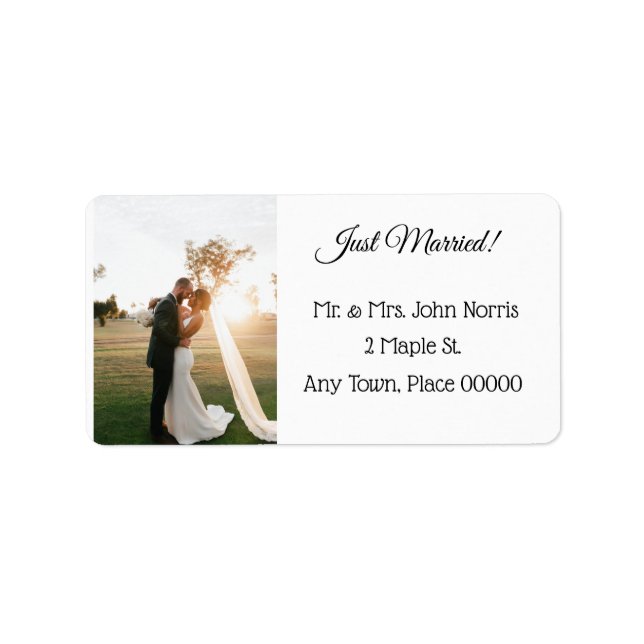 Photo  label (Front)