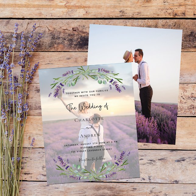 Photo lavender violet florals budget wedding (Creator Uploaded)