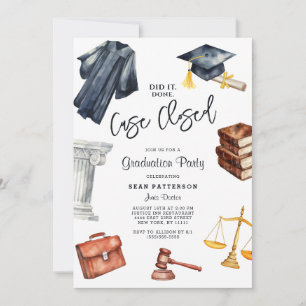 Photo Law School Graduation Party Invitation