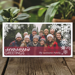 Photo - Let It Snow - Season's Greetings Holiday Card