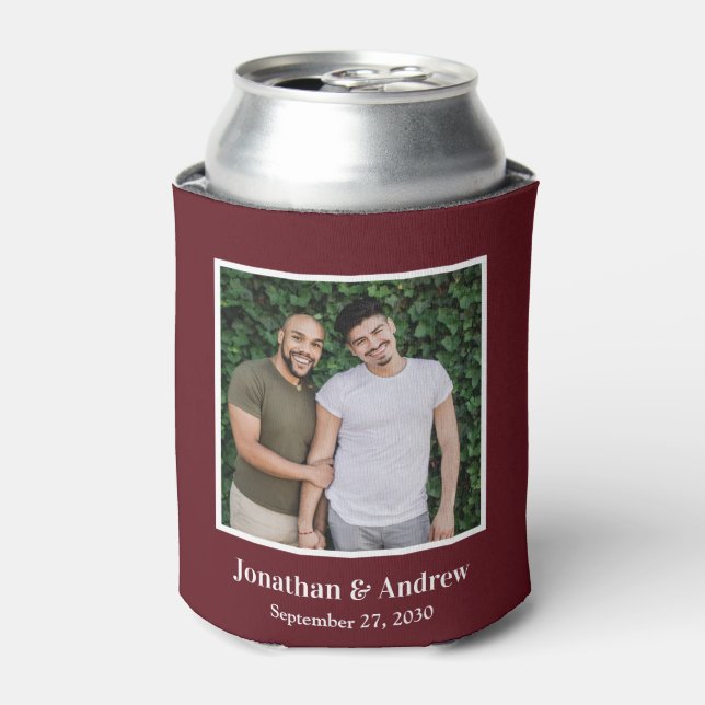 Photo LGBTQ Wedding Can Cooler (Can Front)