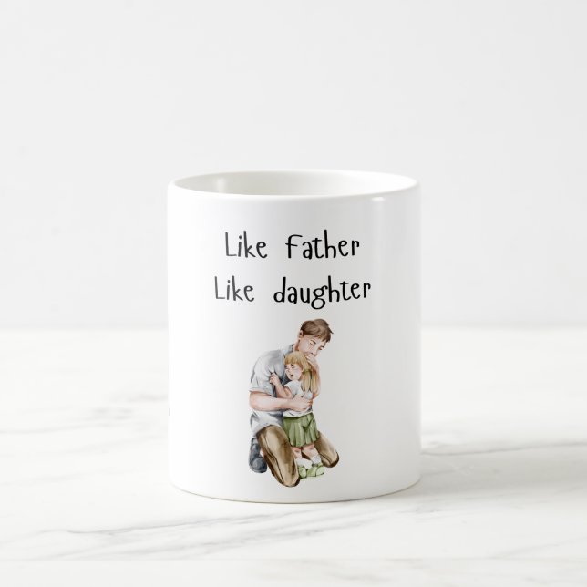 Photo Like Father Like daughter/son Coffee Mug (Center)