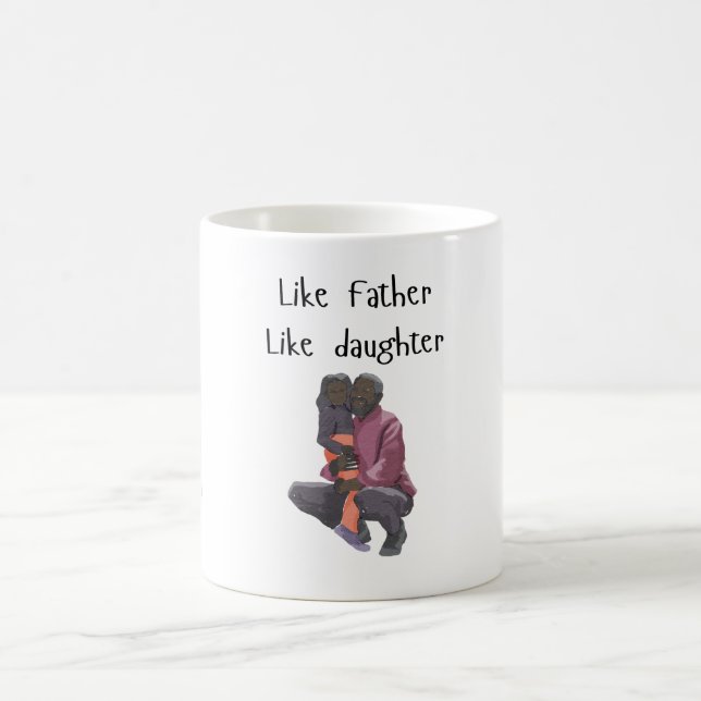 Photo Like Father Like daughter/son Coffee Mug (Center)
