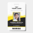 Photo Logo Yellow Black Template Corporate Name ID