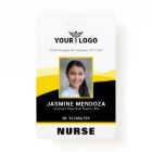 Photo Logo Yellow Black Template Corporate Name ID