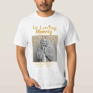 Photo Loss of Mother Celebration of life T-Shirt