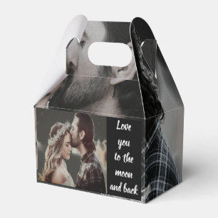 Photo Love you to the moon and back Wedding Favour Box