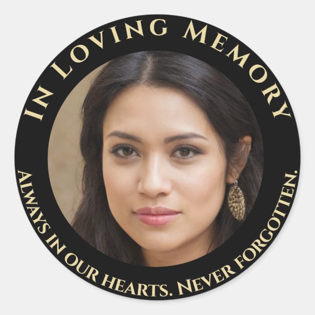 Photo Loving Memory Sticker (Front)