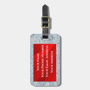 Photo luggage tag