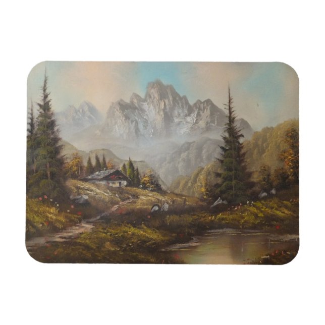 Photo Magnet Ann Hayes Painting Bavarian Dream (Horizontal)