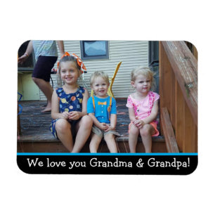 Photo Magnet for Grandma and Grandpa